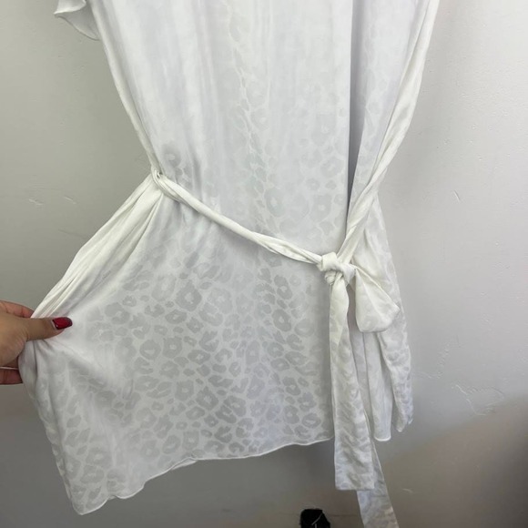 Show Me Your Mumu Gretta mini Dress size Large white cheetah print - Picture 4 of 7